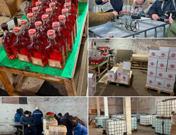 БЕБ викрило підприємство, яке виготовляло безакцизний алкоголь